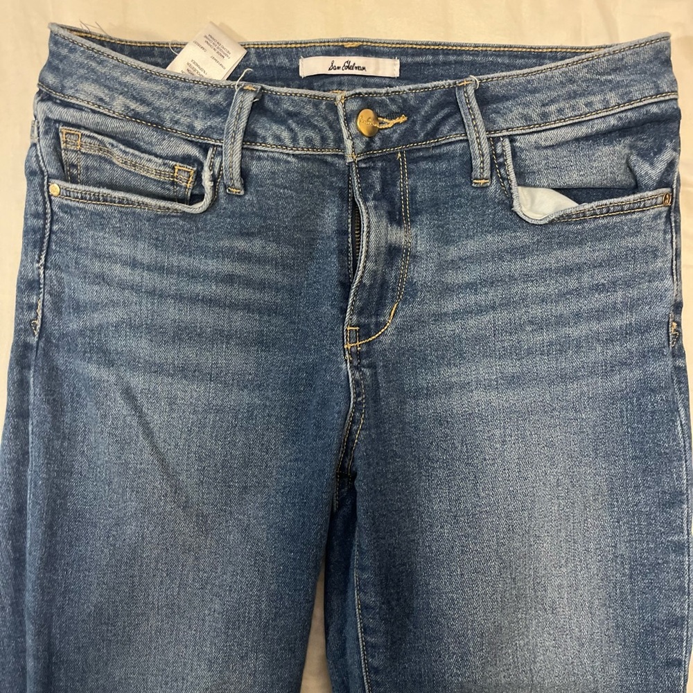 Sam Edelman The kitten mid rise skinny crop Jean Size 29